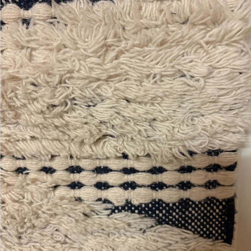 Boho Geometric Woven Cotton Fringed Wall Hanging Tapestry 35